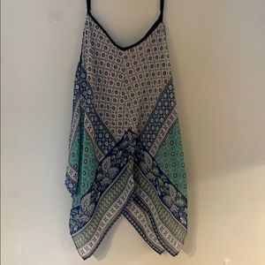 Multi Colored Sleeveless Blouse